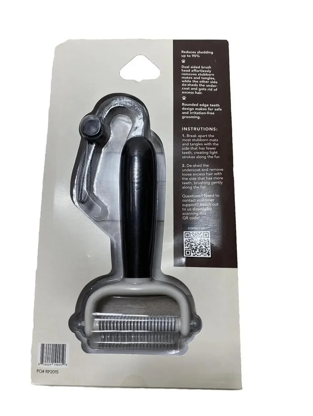 Romp Dematting Mat Removal Dog Cat Hair Brush Grooming Tool Brand New